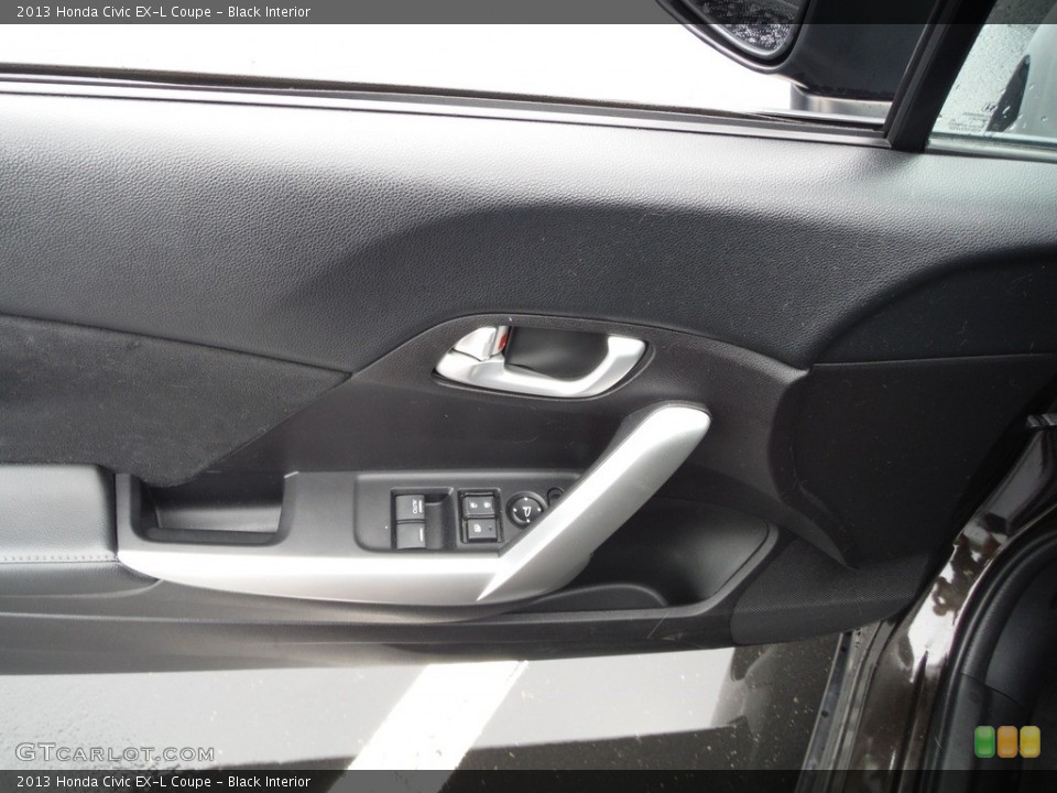 Black Interior Door Panel for the 2013 Honda Civic EX-L Coupe #144564477
