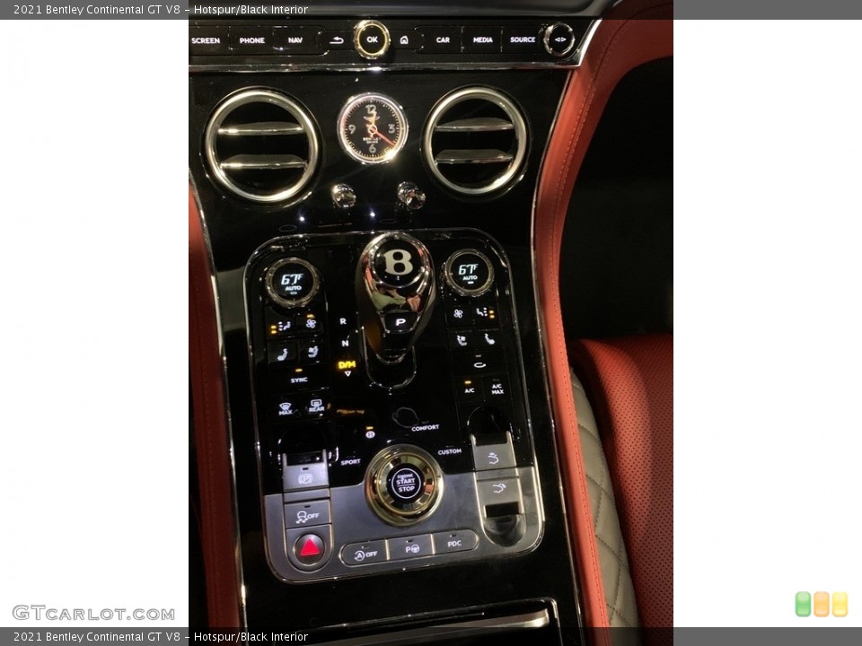 Hotspur/Black Interior Controls for the 2021 Bentley Continental GT V8 #144564996