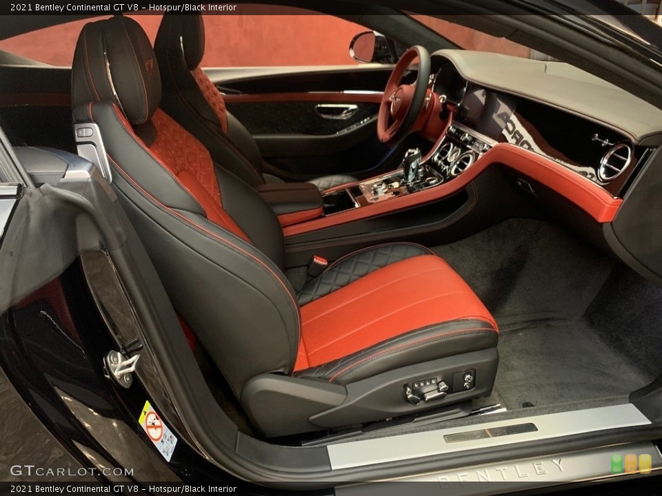 Hotspur/Black 2021 Bentley Continental GT Interiors