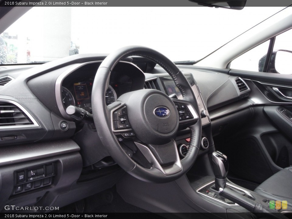 Black Interior Dashboard for the 2018 Subaru Impreza 2.0i Limited 5-Door #144565014