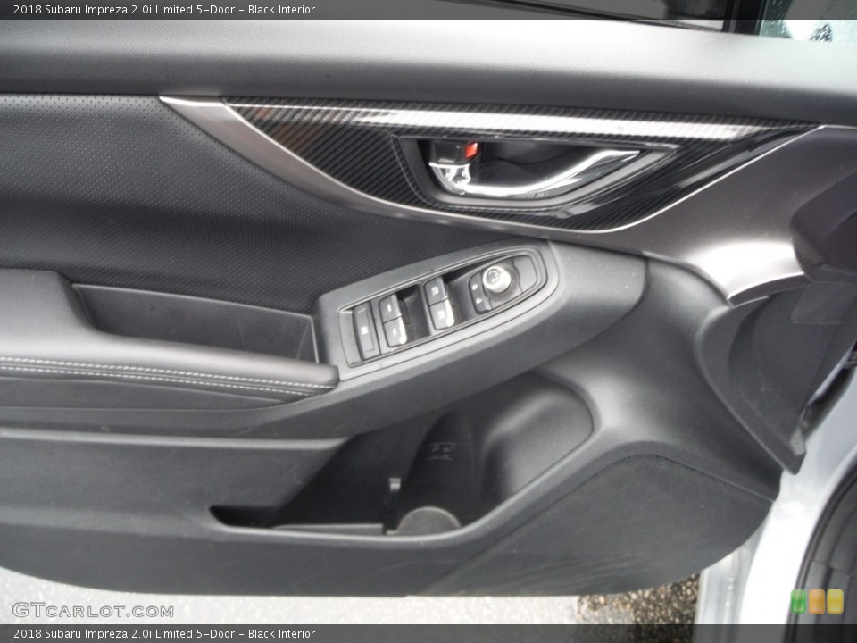 Black Interior Door Panel for the 2018 Subaru Impreza 2.0i Limited 5-Door #144565066