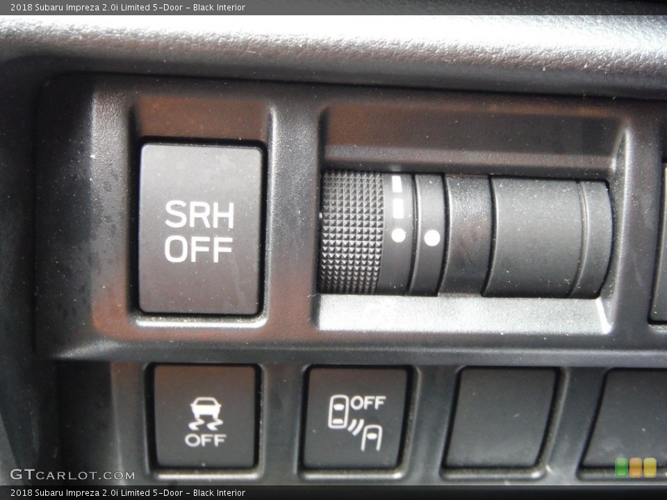 Black Interior Controls for the 2018 Subaru Impreza 2.0i Limited 5-Door #144565083