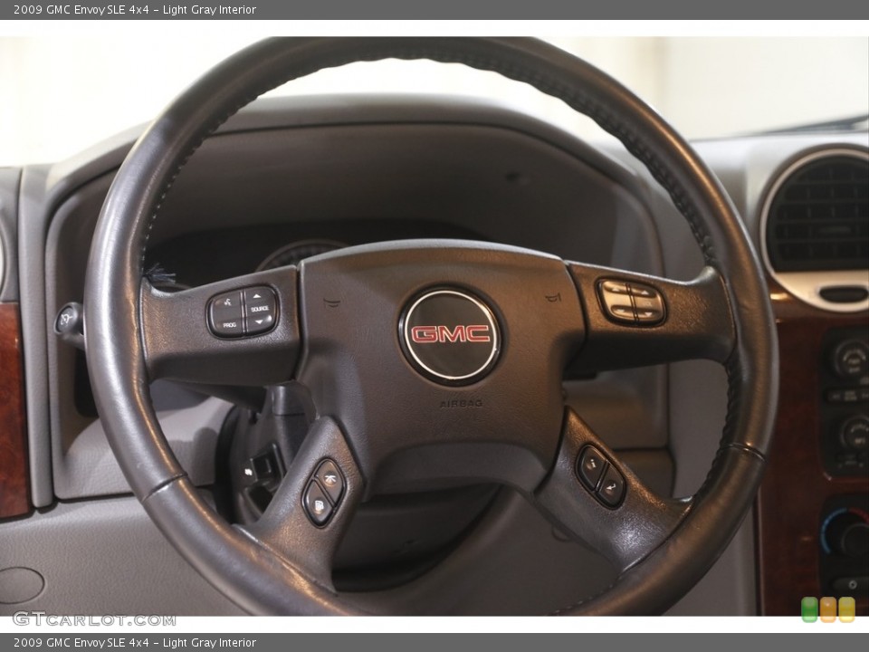Light Gray Interior Steering Wheel for the 2009 GMC Envoy SLE 4x4 #144566358