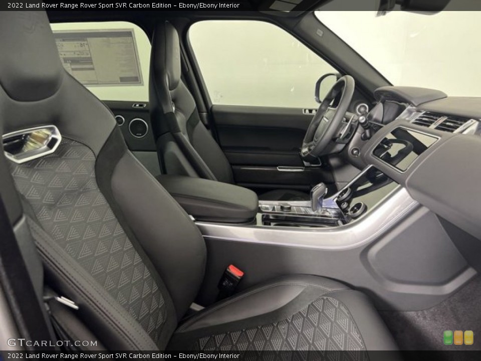 Ebony/Ebony Interior Front Seat for the 2022 Land Rover Range Rover Sport SVR Carbon Edition #144567472