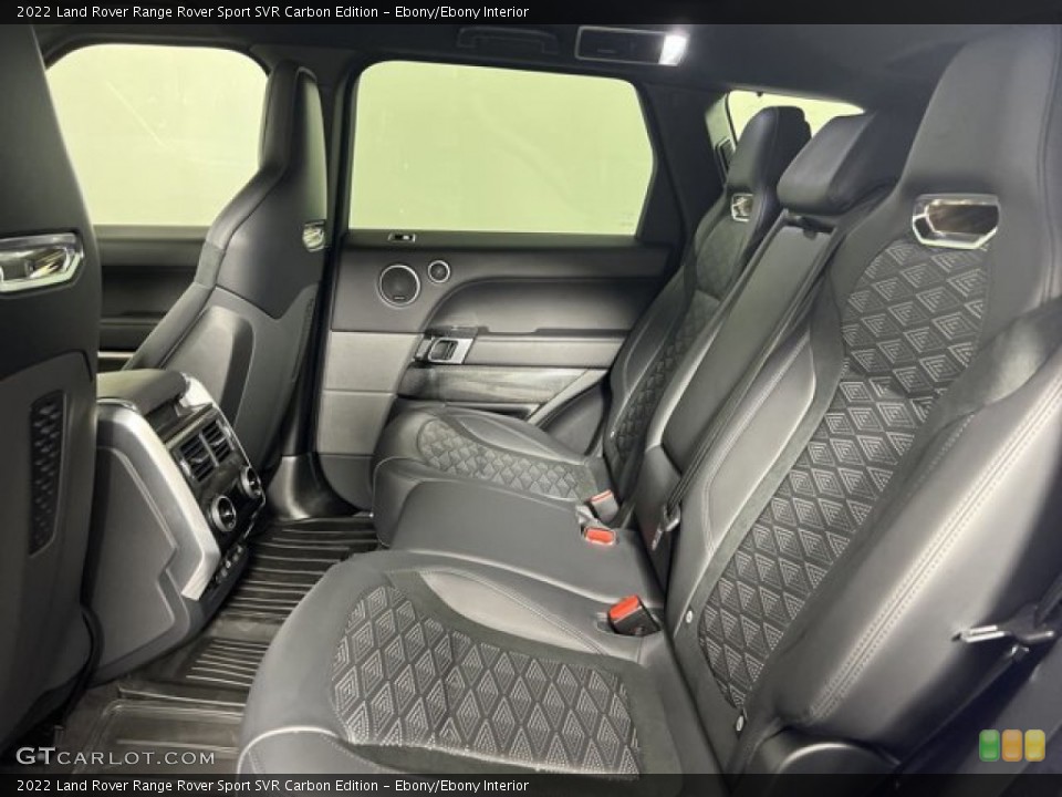 Ebony/Ebony Interior Rear Seat for the 2022 Land Rover Range Rover Sport SVR Carbon Edition #144567498
