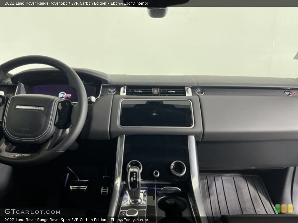 Ebony/Ebony Interior Dashboard for the 2022 Land Rover Range Rover Sport SVR Carbon Edition #144567507