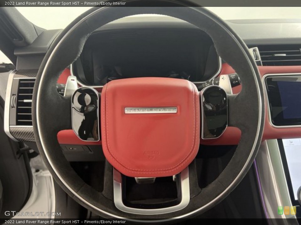Pimento/Ebony Interior Steering Wheel for the 2022 Land Rover Range Rover Sport HST #144567966