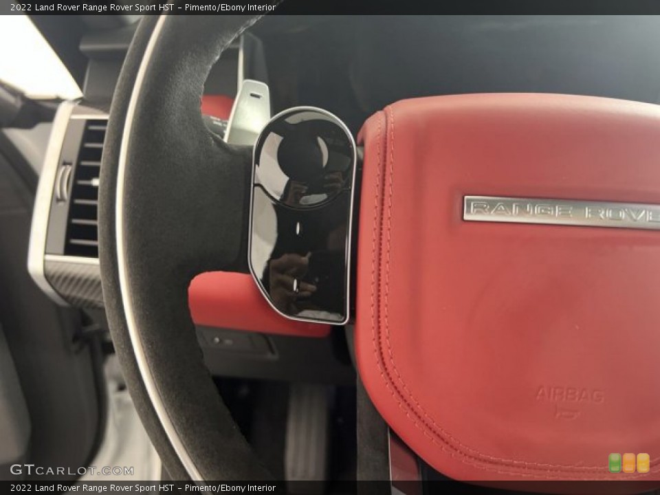 Pimento/Ebony Interior Steering Wheel for the 2022 Land Rover Range Rover Sport HST #144567981