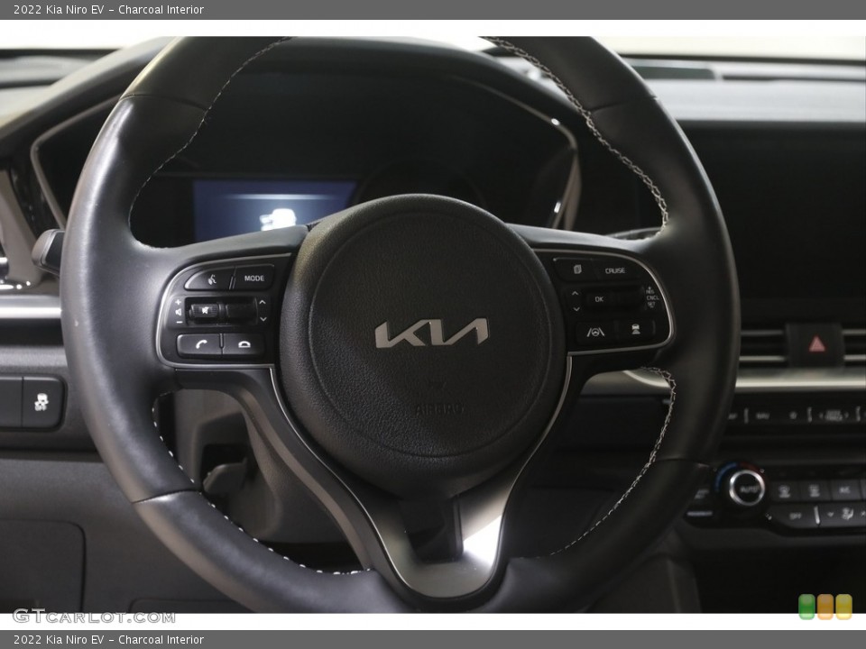 Charcoal Interior Steering Wheel for the 2022 Kia Niro EV #144569022