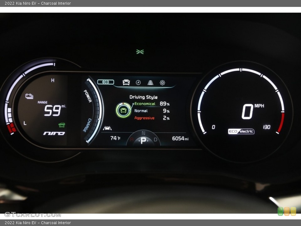Charcoal Interior Gauges for the 2022 Kia Niro EV #144569025