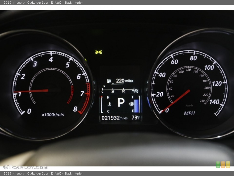 Black Interior Gauges for the 2019 Mitsubishi Outlander Sport ES AWC #144570541