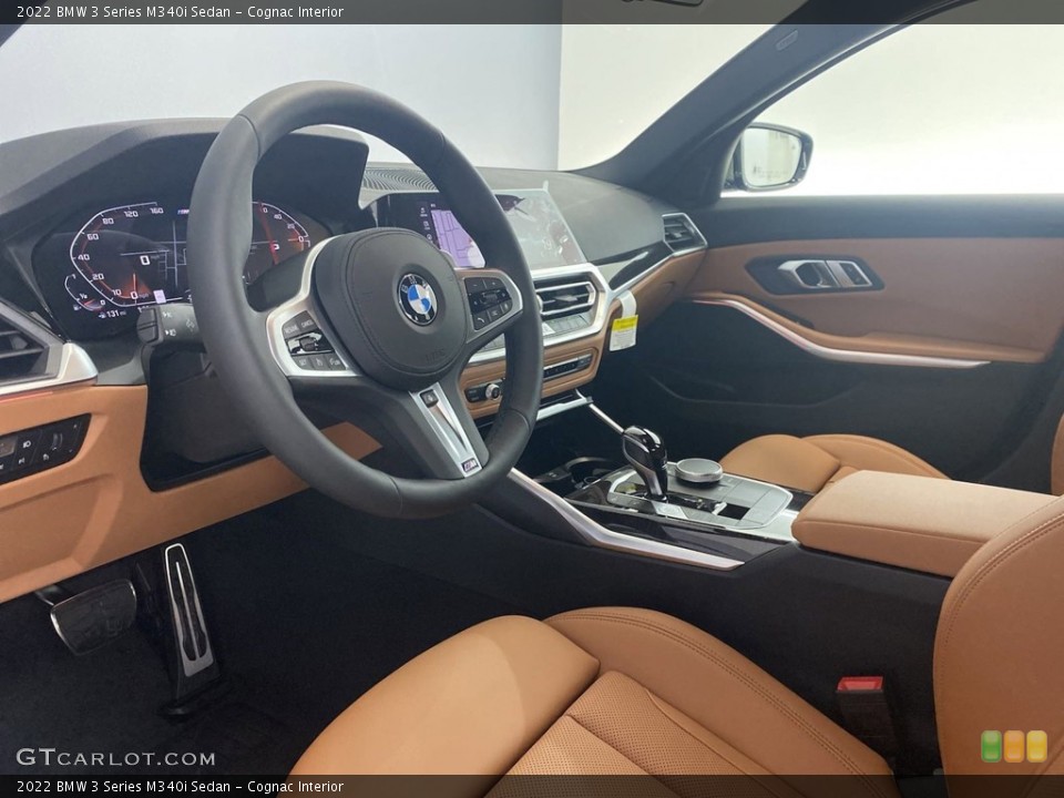 Cognac Interior Photo for the 2022 BMW 3 Series M340i Sedan #144571291