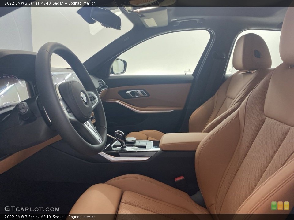 Cognac Interior Front Seat for the 2022 BMW 3 Series M340i Sedan #144571321