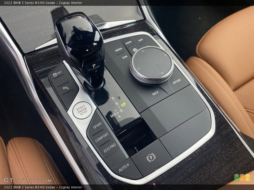 Cognac Interior Transmission for the 2022 BMW 3 Series M340i Sedan #144571597