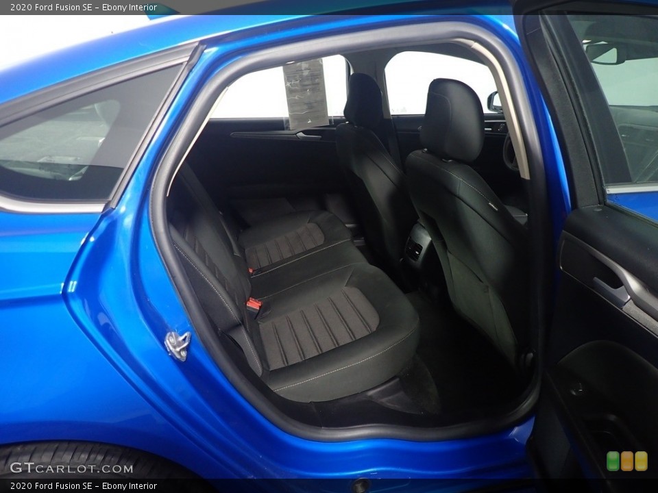 Ebony Interior Rear Seat for the 2020 Ford Fusion SE #144573049