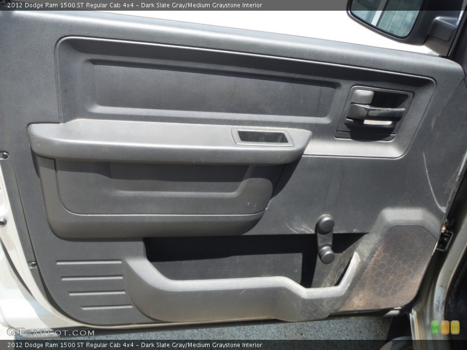 Dark Slate Gray/Medium Graystone Interior Door Panel for the 2012 Dodge Ram 1500 ST Regular Cab 4x4 #144573802