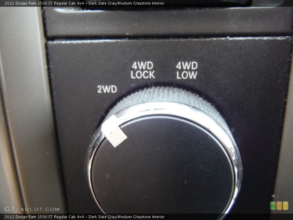 Dark Slate Gray/Medium Graystone Interior Controls for the 2012 Dodge Ram 1500 ST Regular Cab 4x4 #144573880