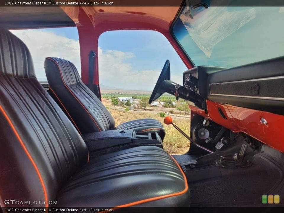 Black Interior Photo for the 1982 Chevrolet Blazer K10 Custom Deluxe 4x4 #144575197