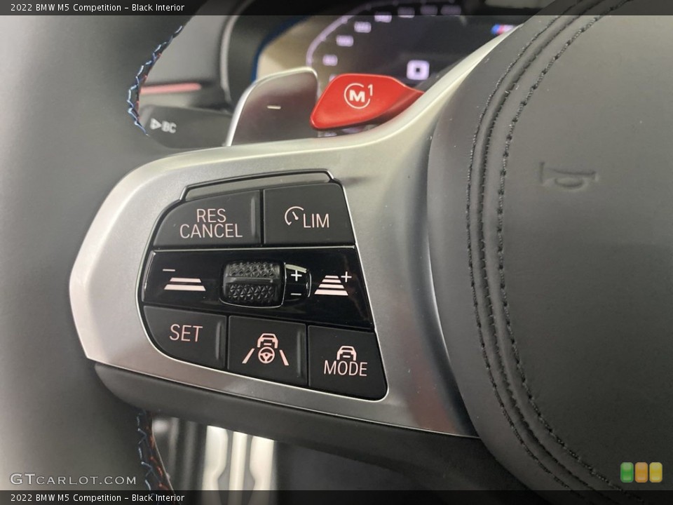 Black Interior Steering Wheel for the 2022 BMW M5 Competition #144576226