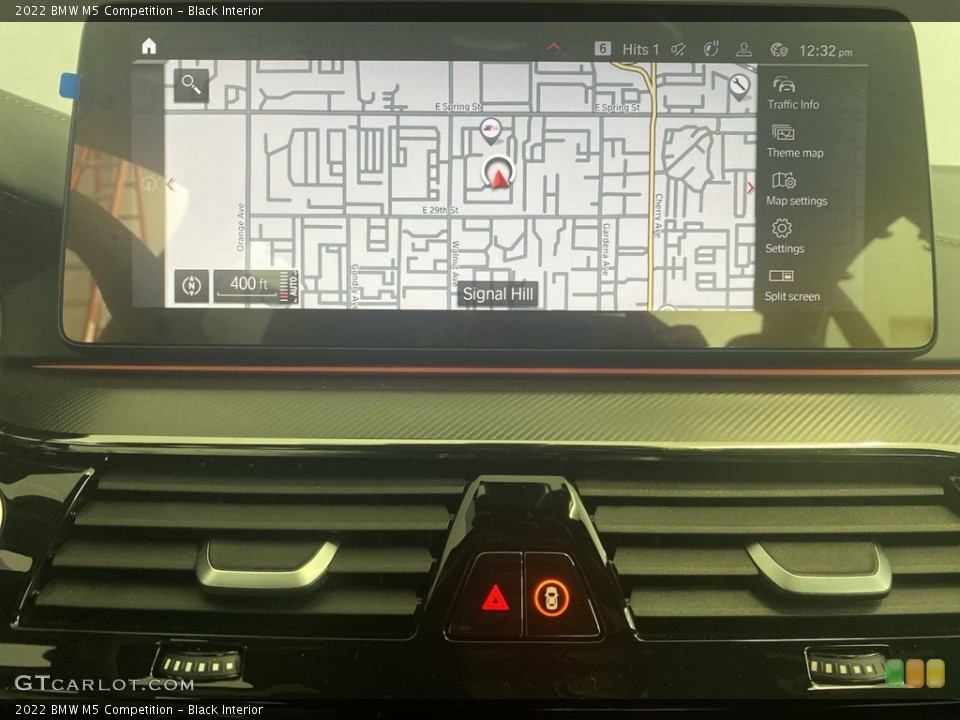 Black Interior Navigation for the 2022 BMW M5 Competition #144576307