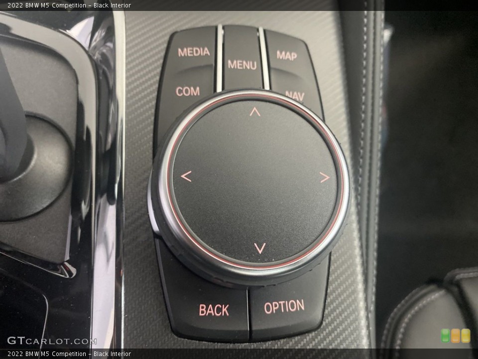 Black Interior Controls for the 2022 BMW M5 Competition #144576418
