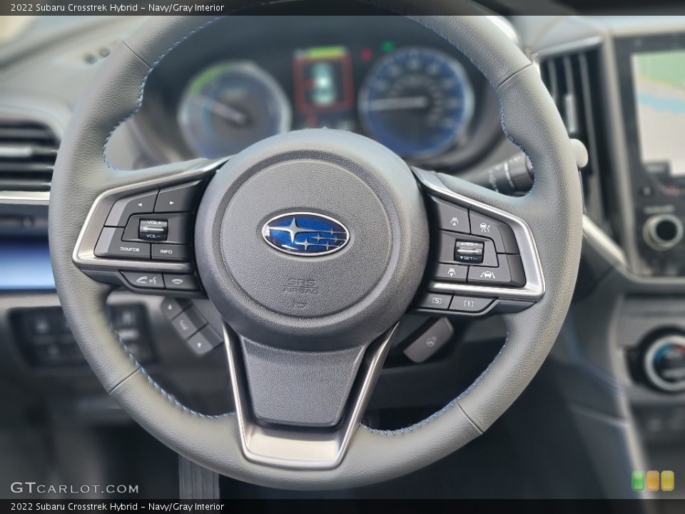 Navy/Gray Interior Steering Wheel for the 2022 Subaru Crosstrek Hybrid #144579434