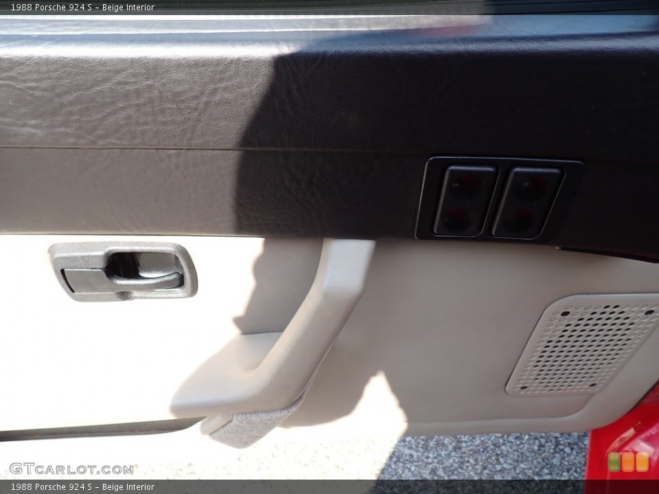 Beige Interior Door Panel for the 1988 Porsche 924 S #144580859