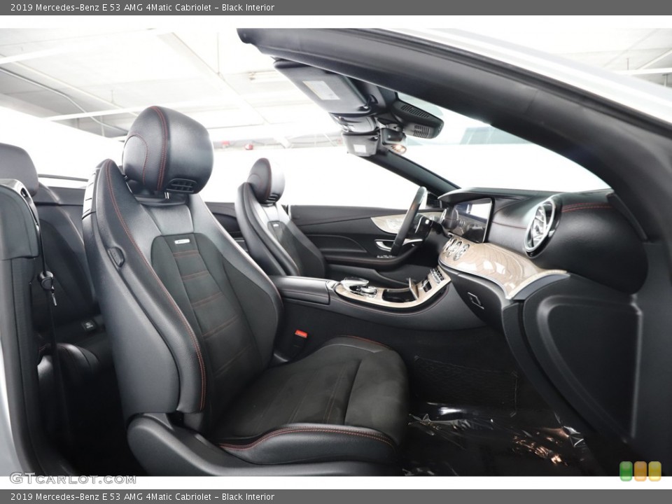 Black Interior Front Seat for the 2019 Mercedes-Benz E 53 AMG 4Matic Cabriolet #144582857
