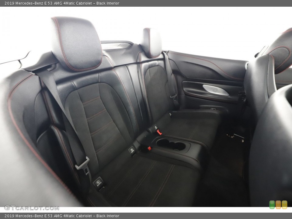 Black Interior Rear Seat for the 2019 Mercedes-Benz E 53 AMG 4Matic Cabriolet #144582876