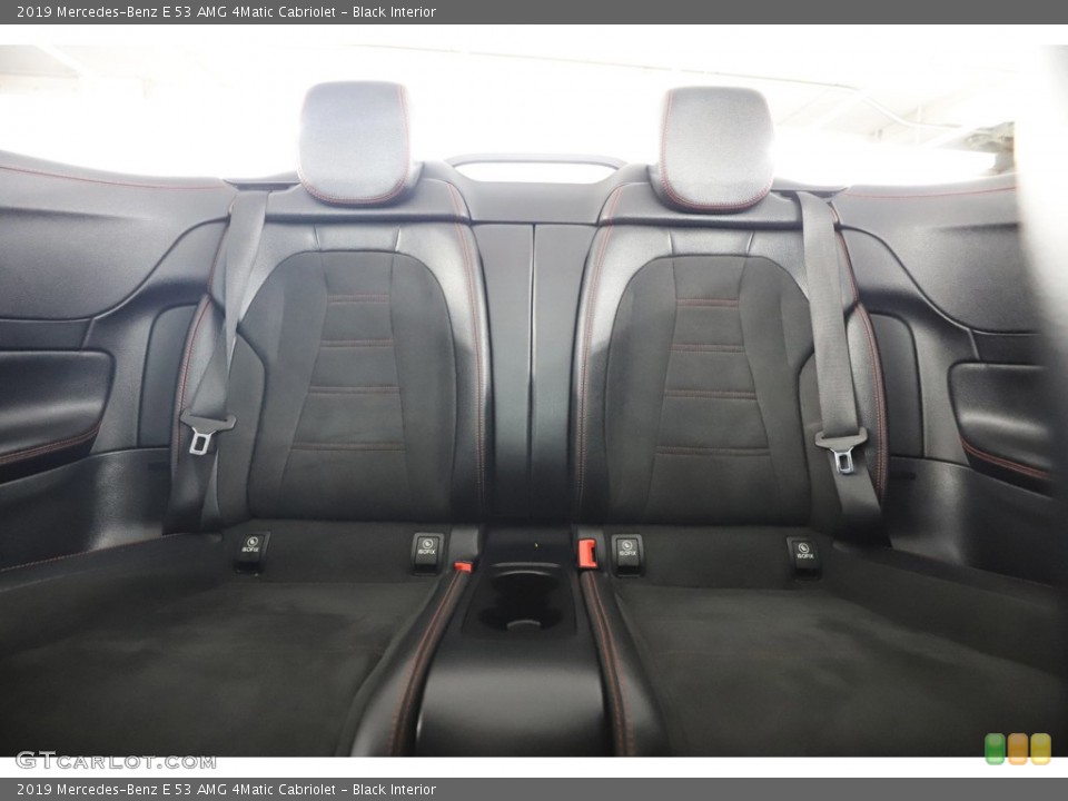 Black Interior Rear Seat for the 2019 Mercedes-Benz E 53 AMG 4Matic Cabriolet #144582890