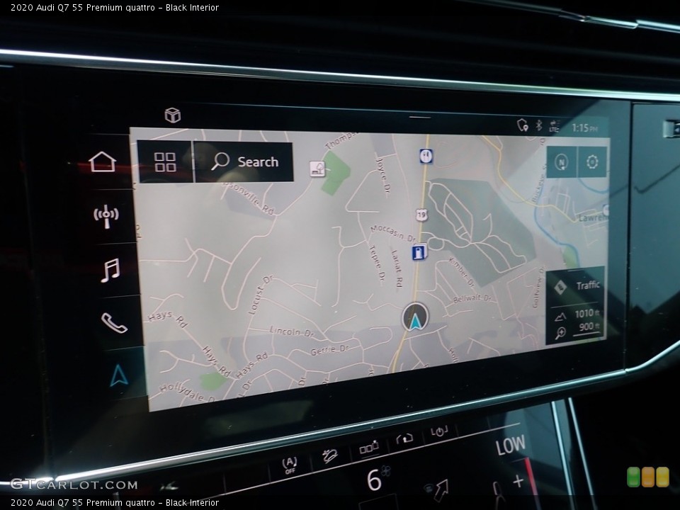 Black Interior Navigation for the 2020 Audi Q7 55 Premium quattro #144585841