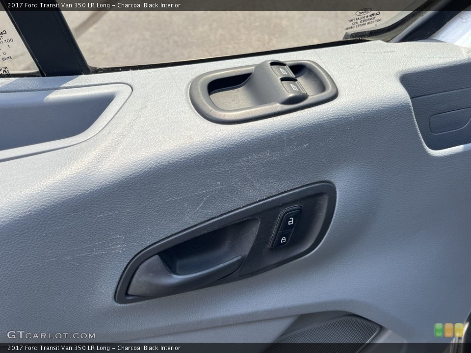 Charcoal Black Interior Door Panel for the 2017 Ford Transit Van 350 LR Long #144586570