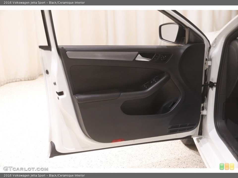 Black/Ceramique Interior Door Panel for the 2016 Volkswagen Jetta Sport #144586948