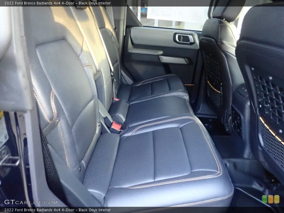 Black Onyx Interior Rear Seat for the 2022 Ford Bronco Badlands 4x4 4-Door #144586960