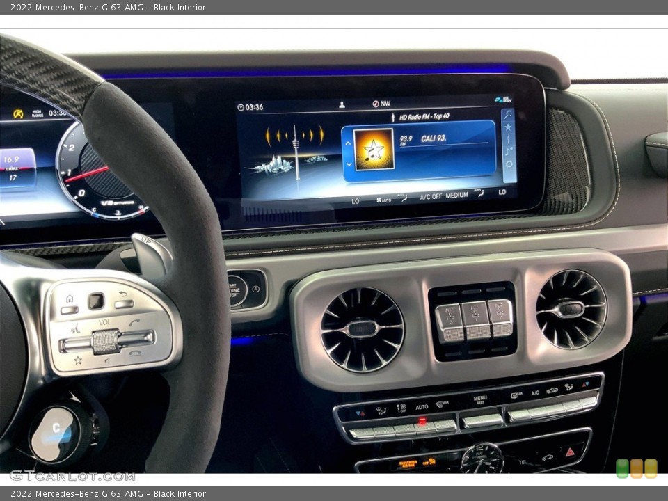 Black Interior Controls for the 2022 Mercedes-Benz G 63 AMG #144587278