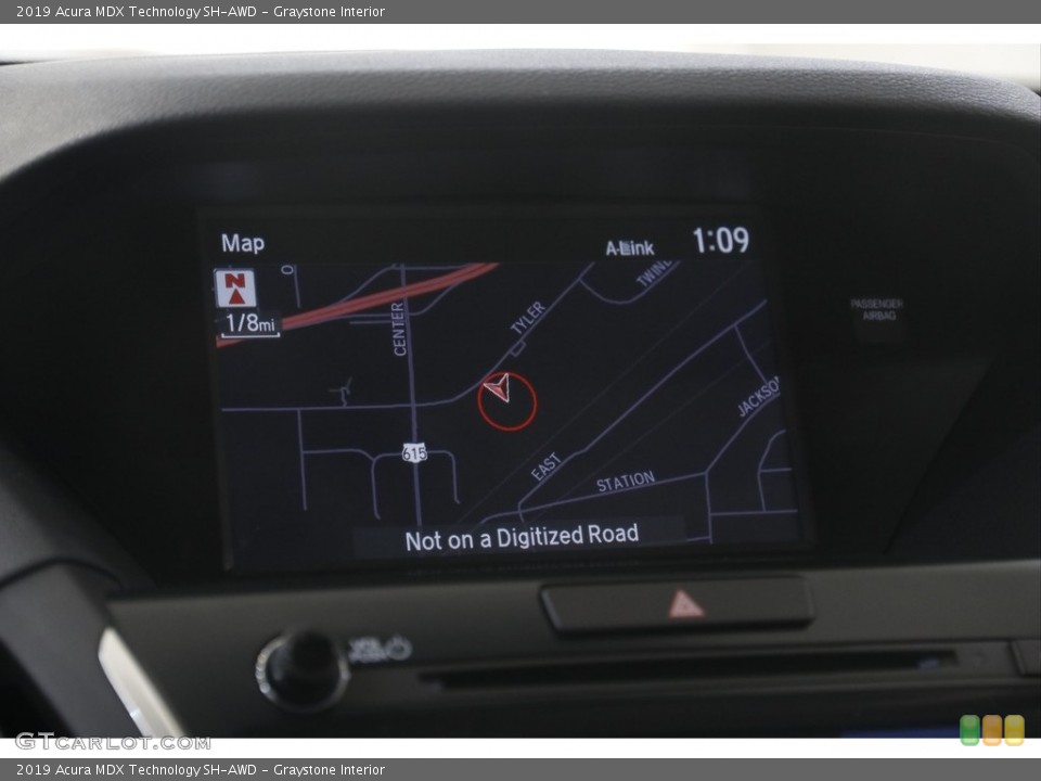 Graystone Interior Navigation for the 2019 Acura MDX Technology SH-AWD #144589843
