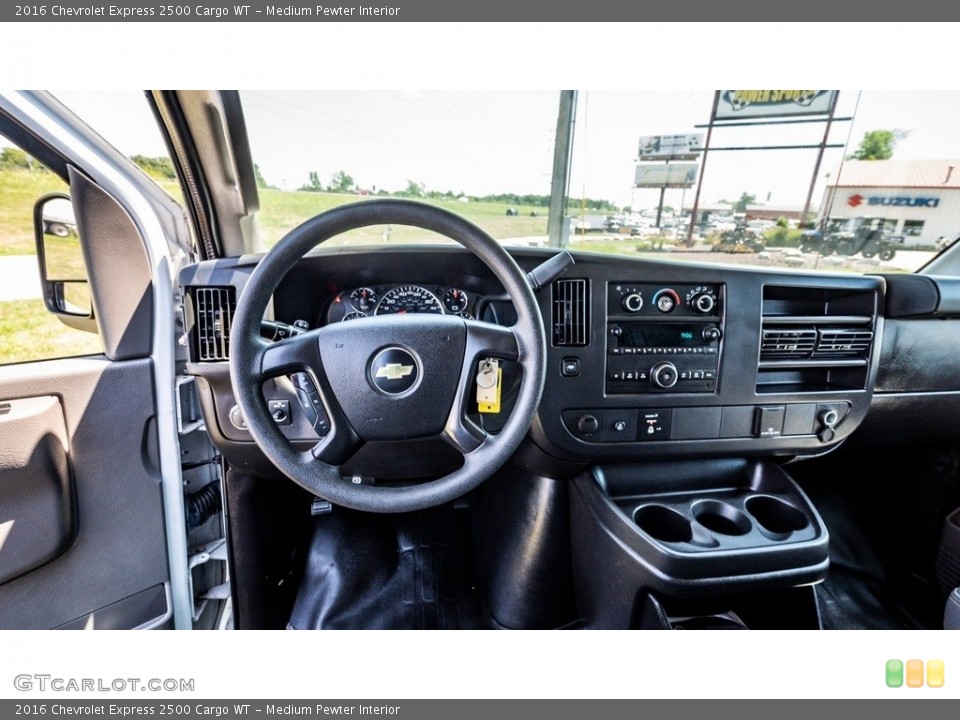 Medium Pewter Interior Controls for the 2016 Chevrolet Express 2500 Cargo WT #144591139