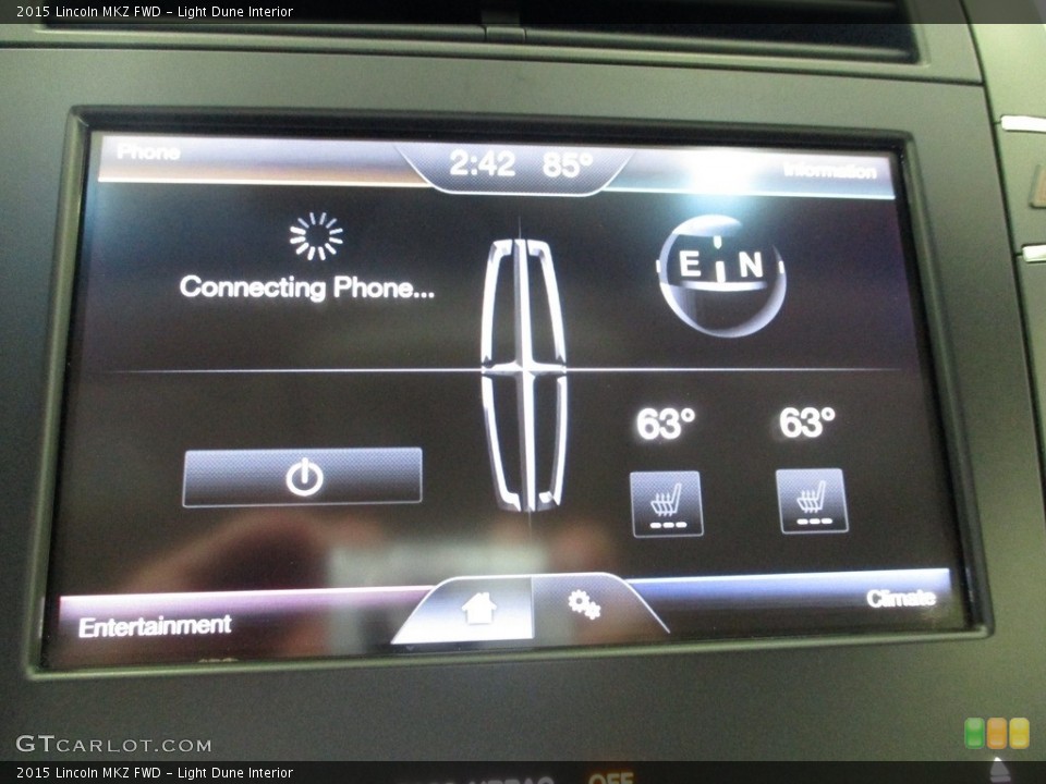 Light Dune Interior Controls for the 2015 Lincoln MKZ FWD #144591604