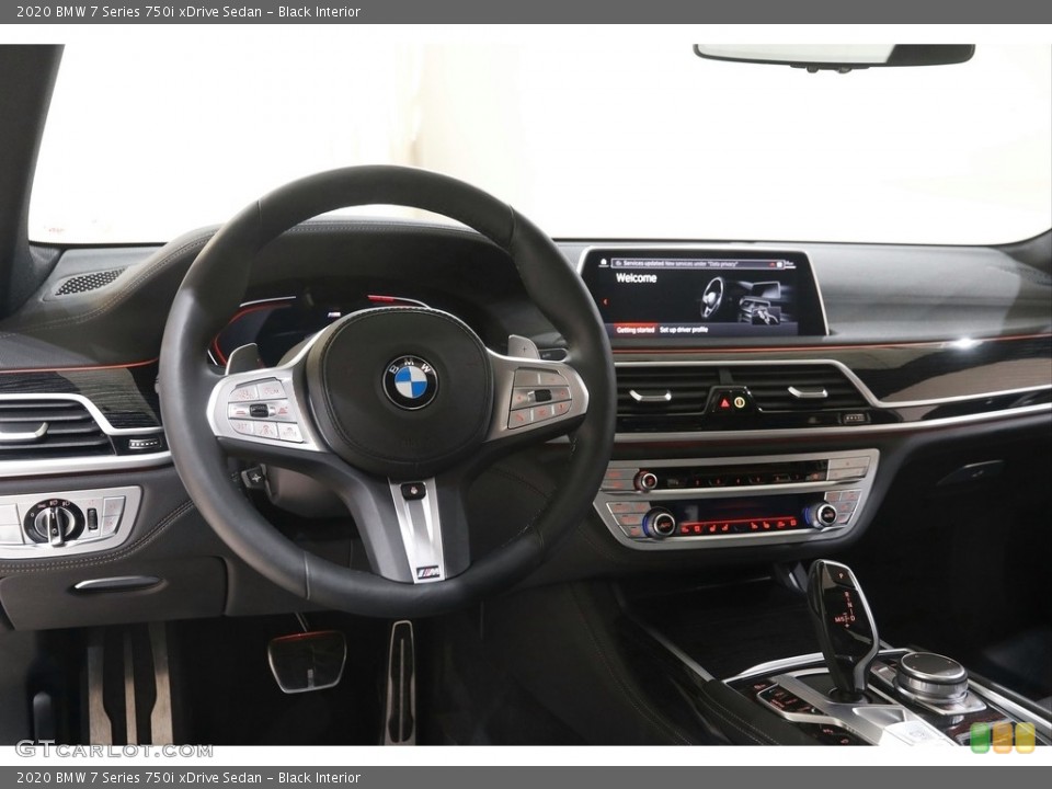 Black Interior Dashboard for the 2020 BMW 7 Series 750i xDrive Sedan #144592993