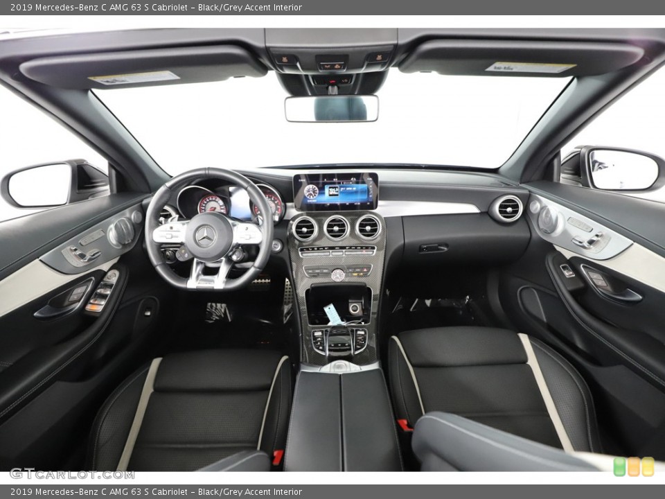 Black/Grey Accent Interior Photo for the 2019 Mercedes-Benz C AMG 63 S Cabriolet #144594238