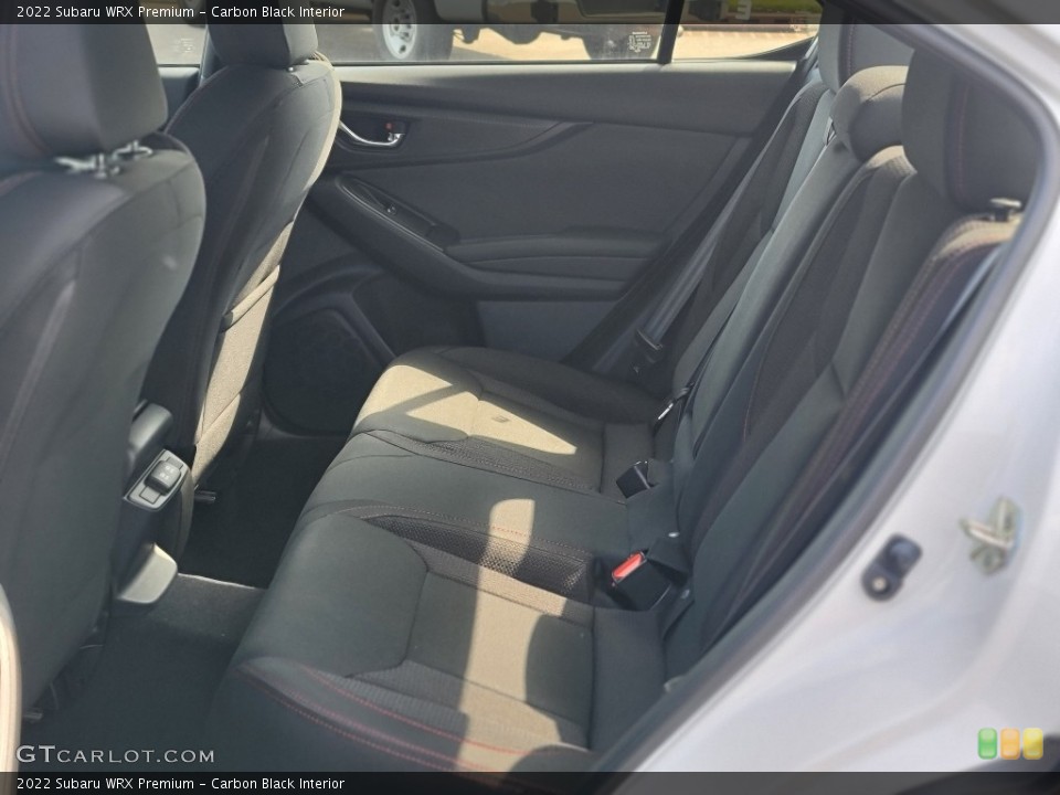 Carbon Black Interior Rear Seat for the 2022 Subaru WRX Premium #144594469