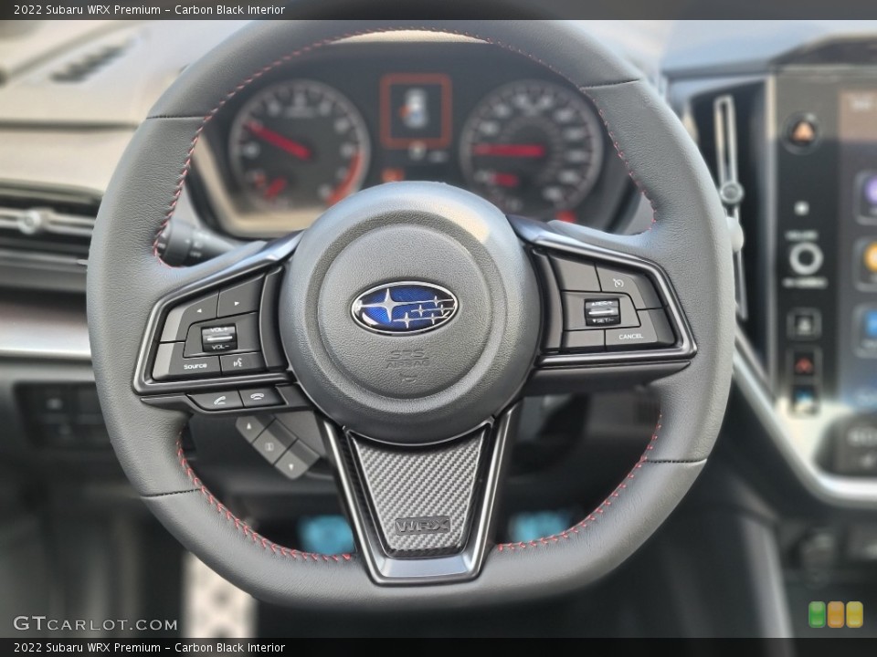 Carbon Black Interior Steering Wheel for the 2022 Subaru WRX Premium #144594514