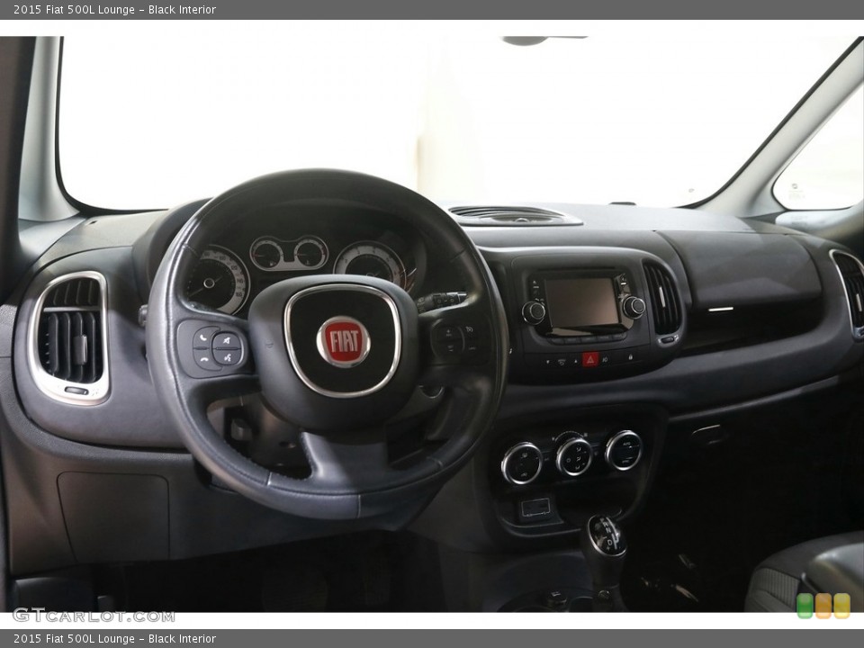 Black Interior Dashboard for the 2015 Fiat 500L Lounge #144594655