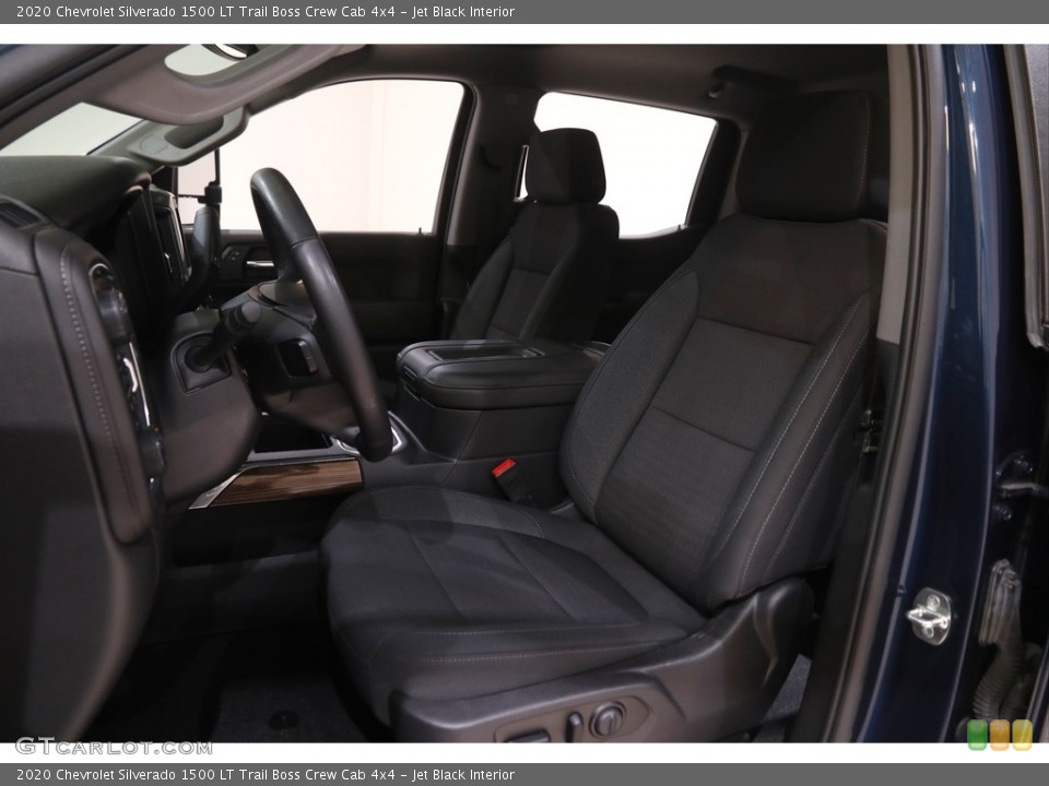 Jet Black Interior Front Seat for the 2020 Chevrolet Silverado 1500 LT Trail Boss Crew Cab 4x4 #144595777