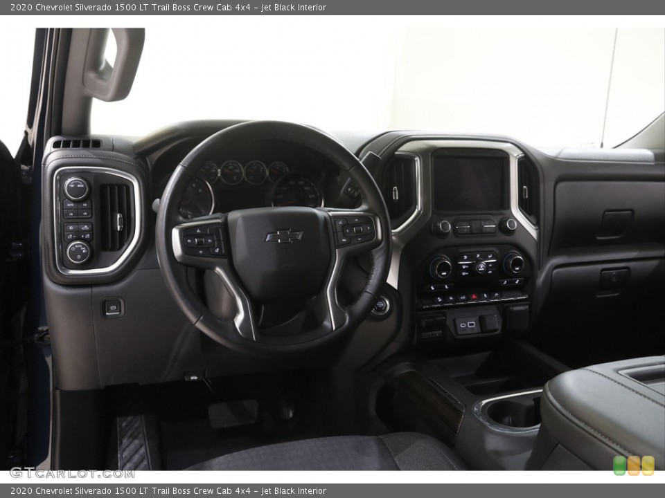 Jet Black Interior Dashboard for the 2020 Chevrolet Silverado 1500 LT Trail Boss Crew Cab 4x4 #144595792