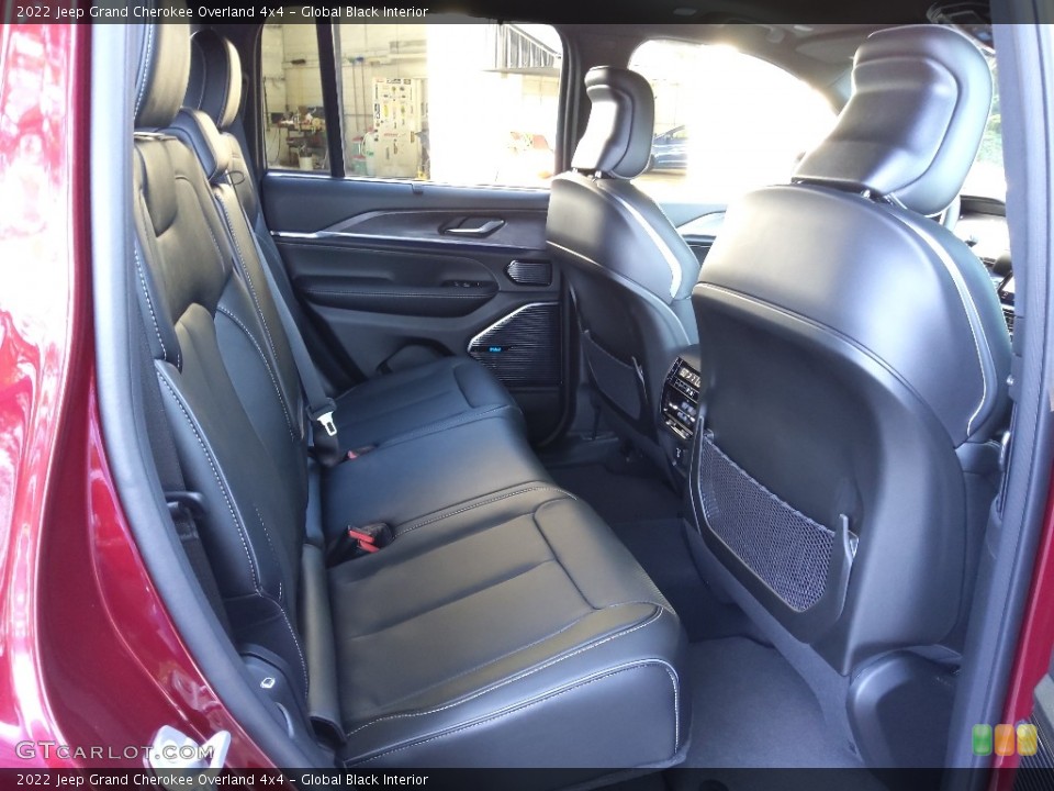 Global Black Interior Rear Seat for the 2022 Jeep Grand Cherokee Overland 4x4 #144597290