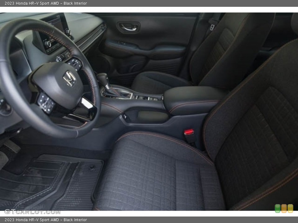 Black Interior Photo for the 2023 Honda HR-V Sport AWD #144597578