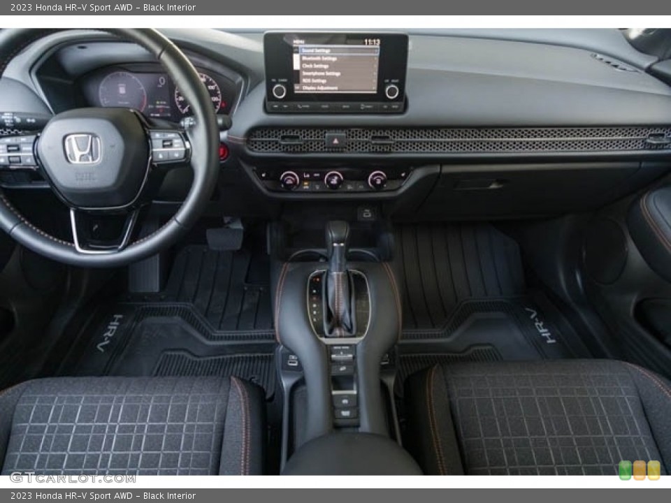 Black Interior Photo for the 2023 Honda HR-V Sport AWD #144597608