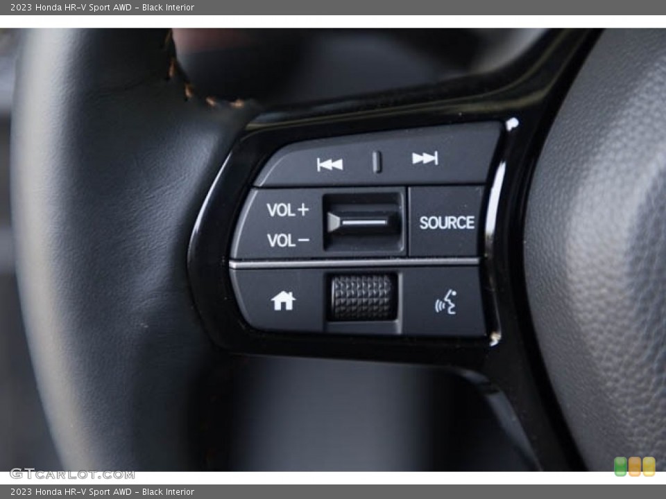 Black Interior Steering Wheel for the 2023 Honda HR-V Sport AWD #144597647