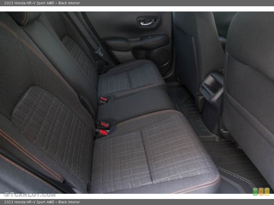 Black Interior Rear Seat for the 2023 Honda HR-V Sport AWD #144597734